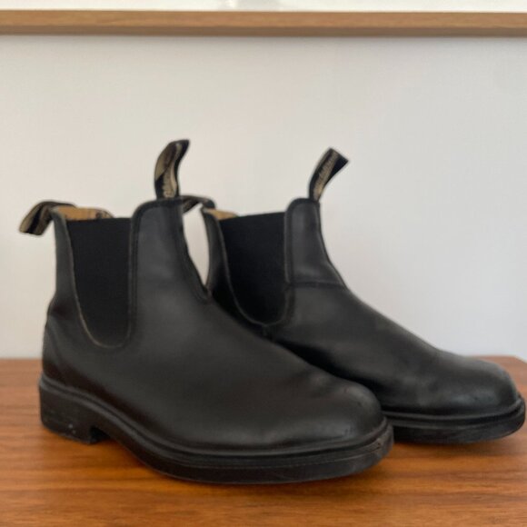 Blundstone Women's Chisel Toe Black Boots Sz 7 - Picture 4 of 6